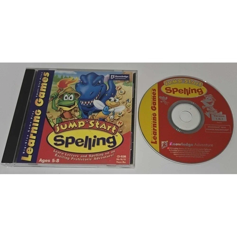 JumpStart Spelling CD-ROM Educational Game Windows Mac Knowledge Adventure